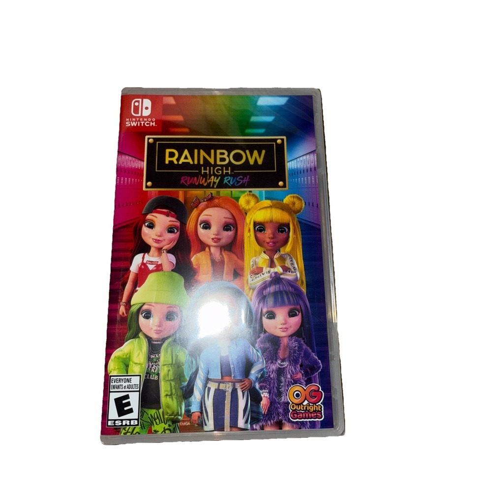 New! Rainbow High: Runway Rush (Nintendo Switch) Factory Sealed
